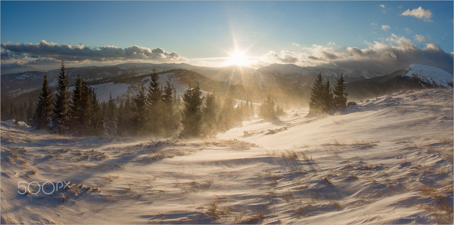 Pentax smc DA 14mm F2.8 ED (IF) sample photo. Schneesturm photography