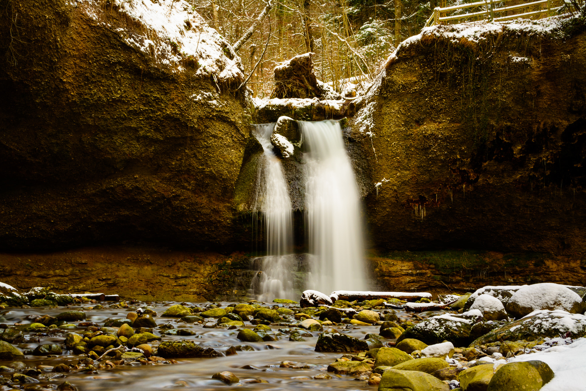 Sigma 18-250mm F3.5-6.3 DC OS HSM sample photo. Grosser wasserfall kemptner tobel photography
