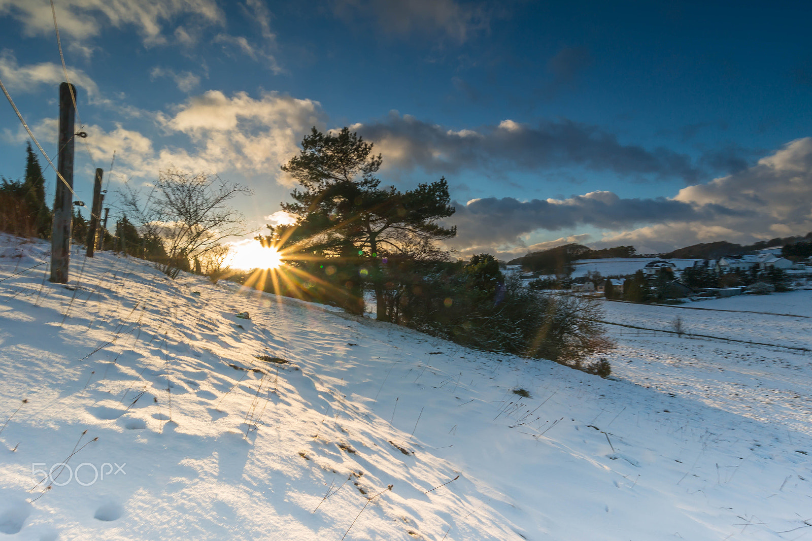 Samsung NX300M + Samsung NX 12-24mm F4-5.6 ED sample photo. Sunset in winter scenery photography