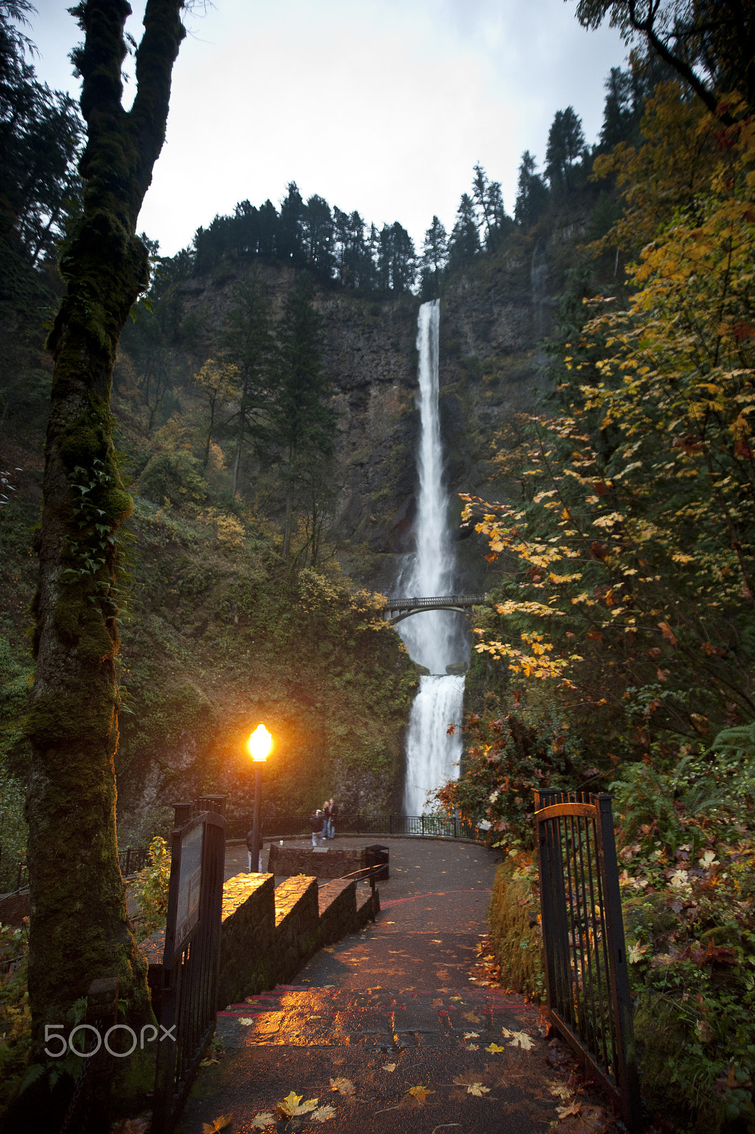 Sigma 17-35mm F2.8-4 EX Aspherical sample photo. Multnomah falls oregon photography