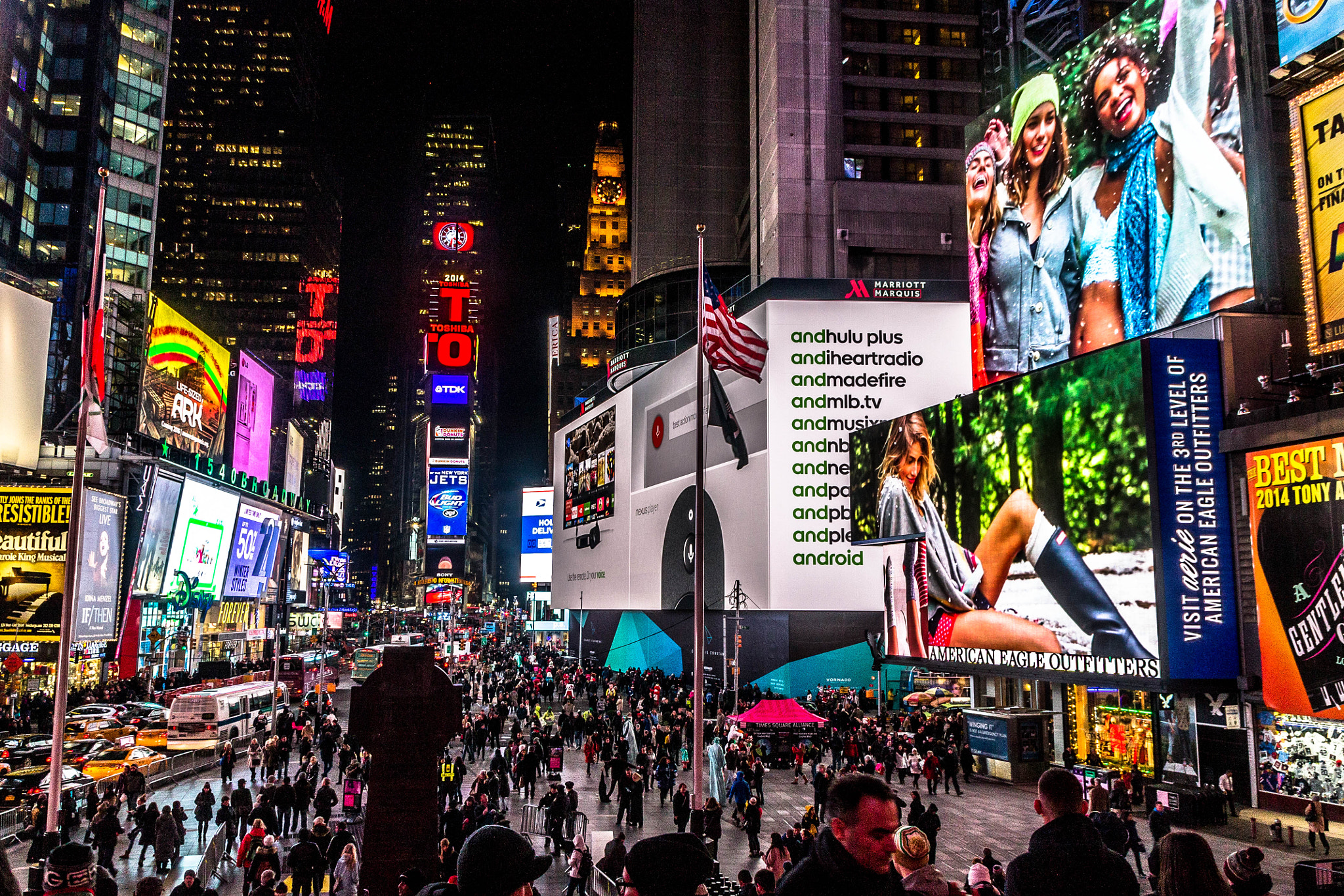 Sigma 17-70mm F2.8-4 DC Macro OS HSM sample photo. Night in times square 2 photography