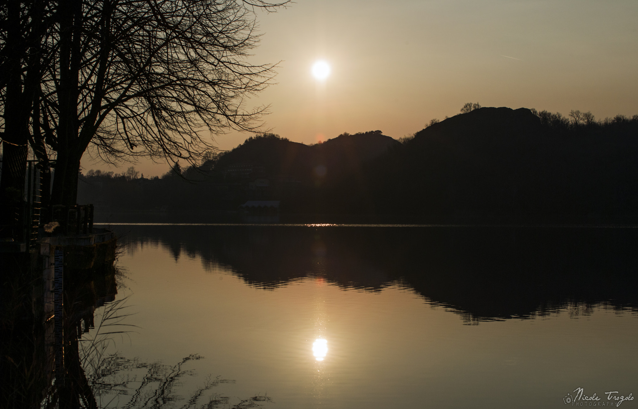 Sigma 70-200mm F2.8 EX DG OS HSM sample photo. Sunset lake photography
