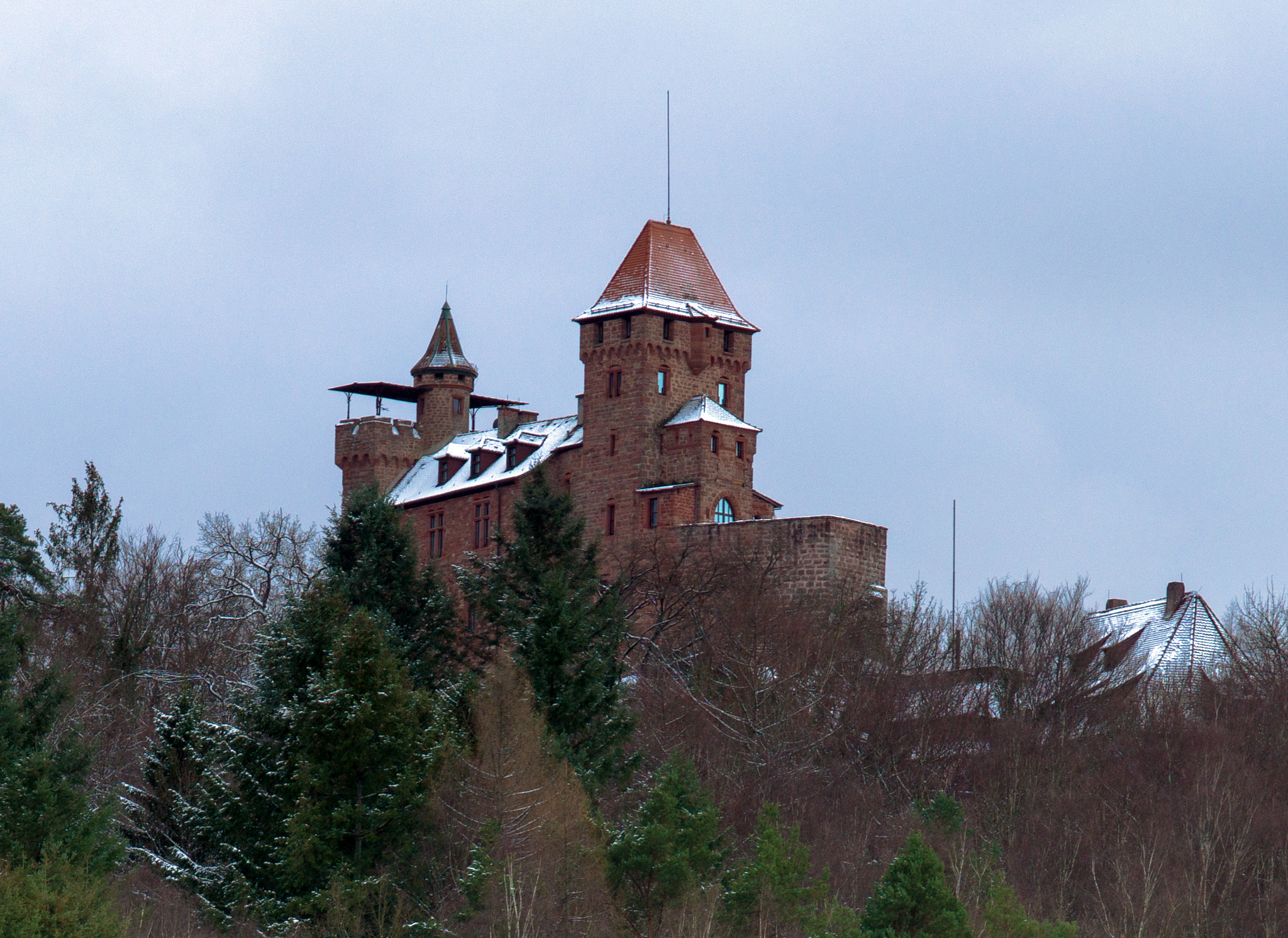 HC 100 sample photo. Berwartstein castle photography