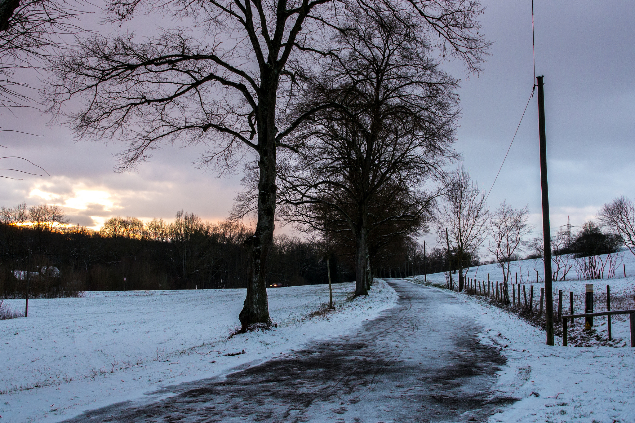 Panasonic Lumix DMC-G5 + Sigma 19mm F2.8 EX DN sample photo. Snow in nürtingen photography