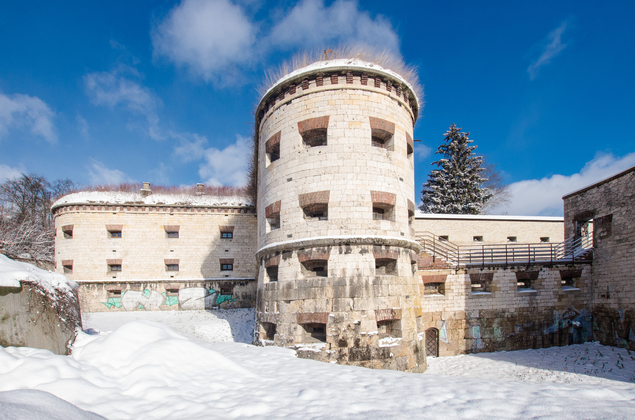 Sigma 10-20mm F3.5 EX DC HSM sample photo. Kienlesbergbastion in winter photography