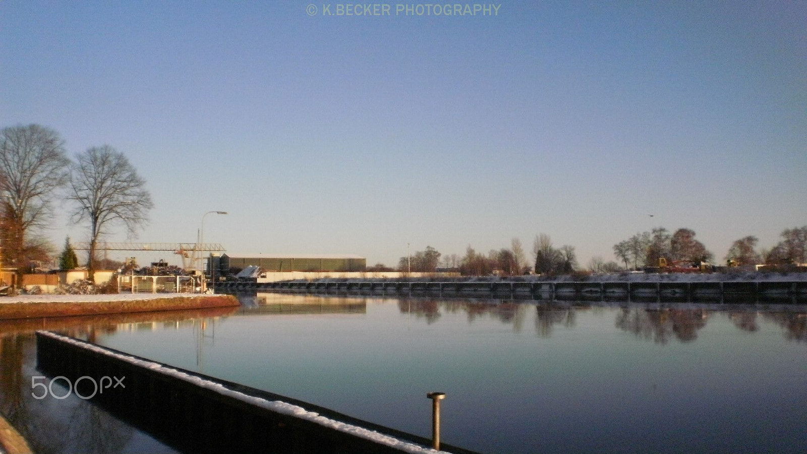 Olympus FE26,X21 sample photo. Kanal in wilhelmshaven photography