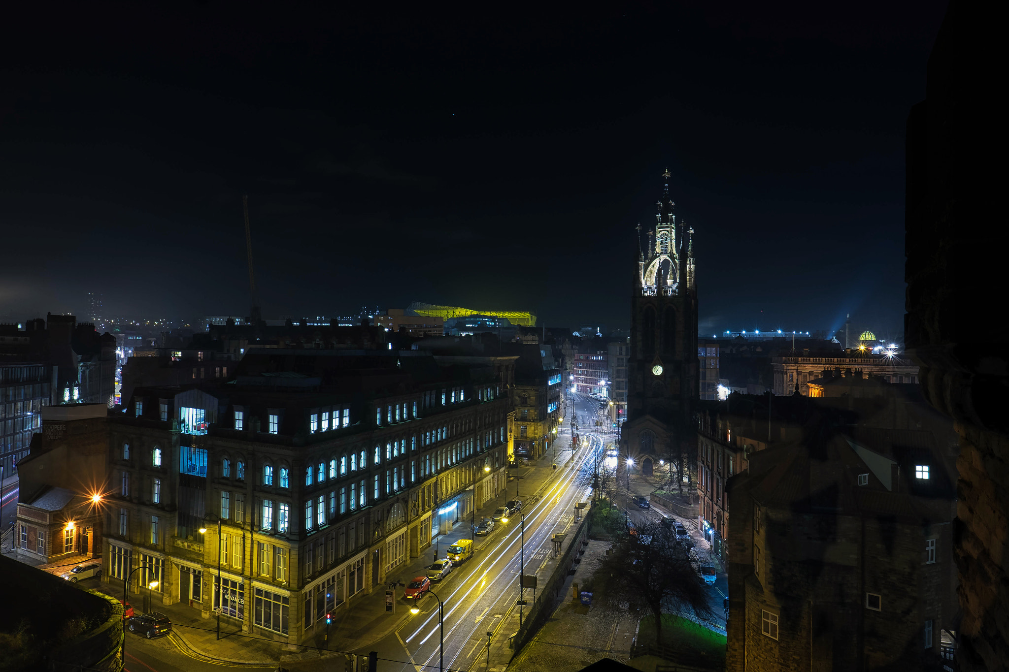 A Winter Evening in Newcastle