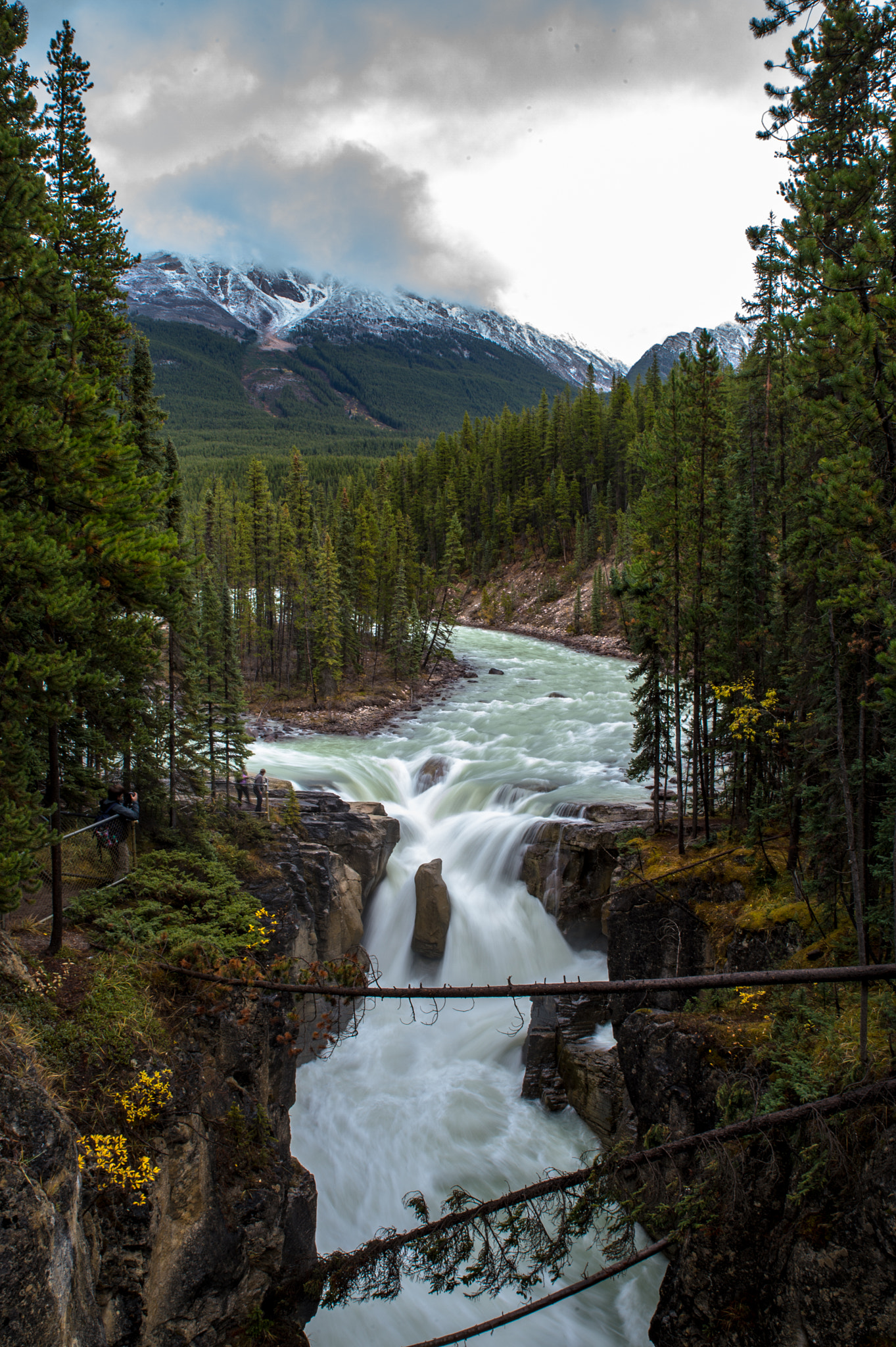 Nikon Df sample photo. Athabasca falls, canada photography