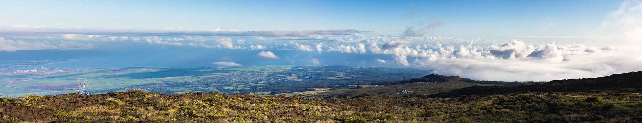 Sony SLT-A65 (SLT-A65V) + Tamron SP 24-70mm F2.8 Di VC USD sample photo. Cloud island panorama photography