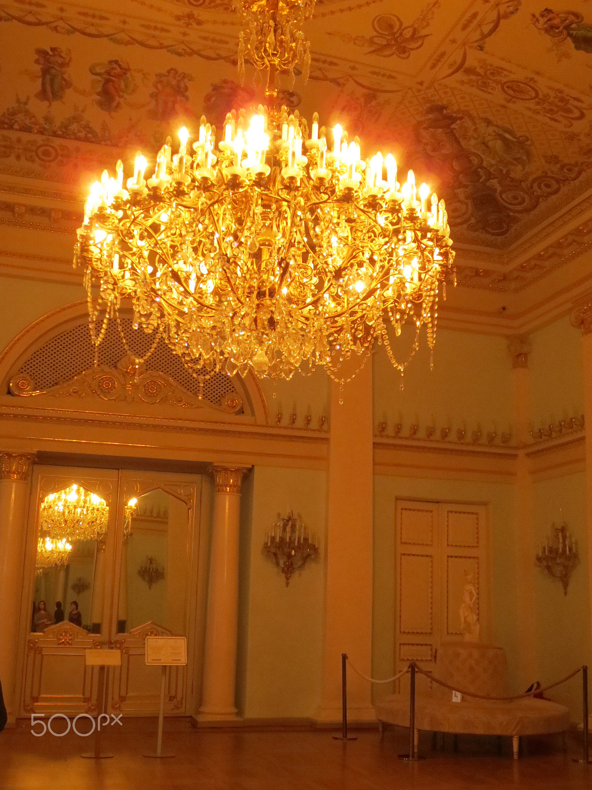 Canon PowerShot ELPH 110HS (PowerShot IXUS 125 HS) sample photo. The chandelier in the ballroom photography