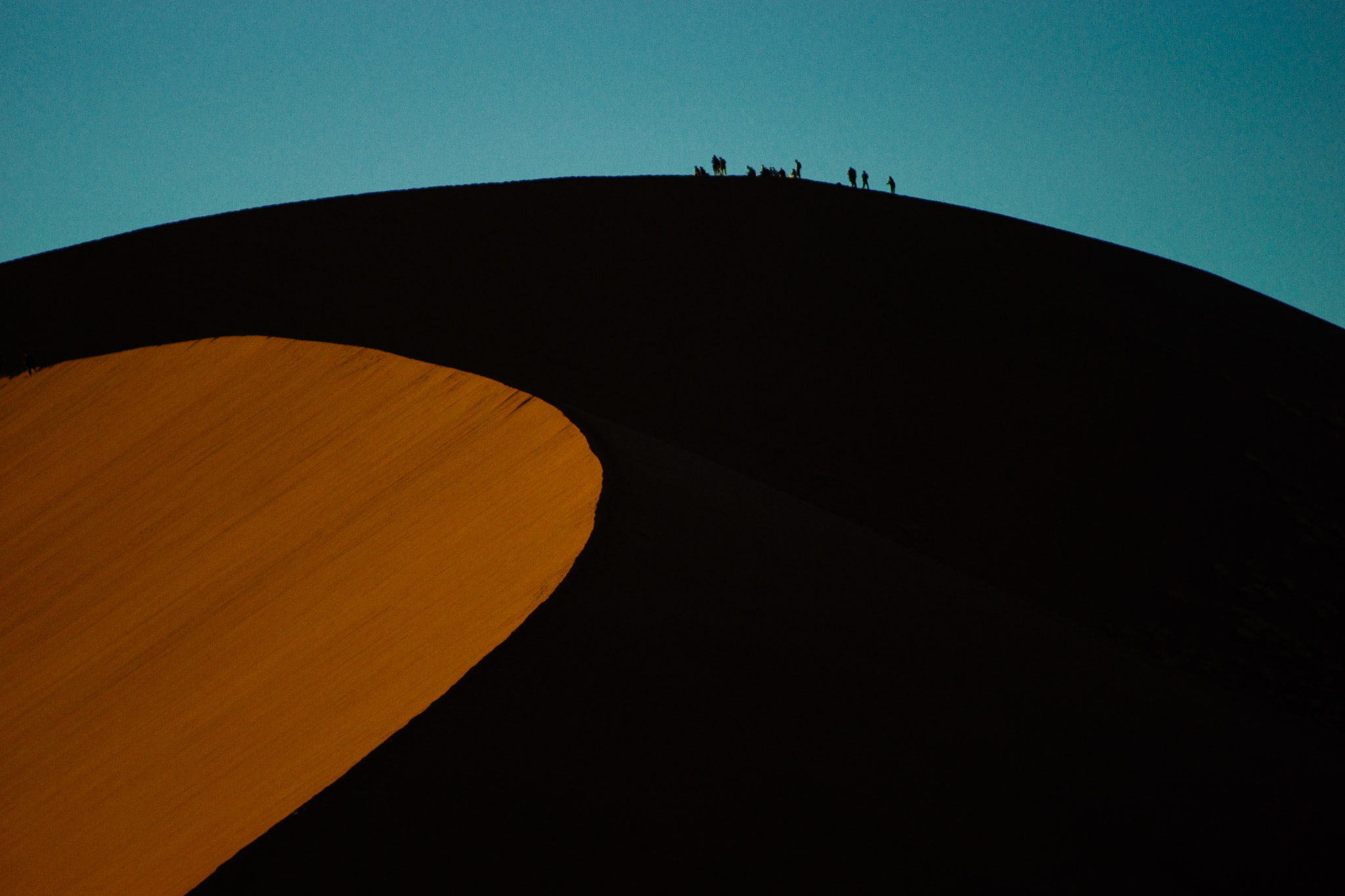 Sony SLT-A65 (SLT-A65V) + Minolta AF 100-200mm F4.5 sample photo. Namibian sunrise photography