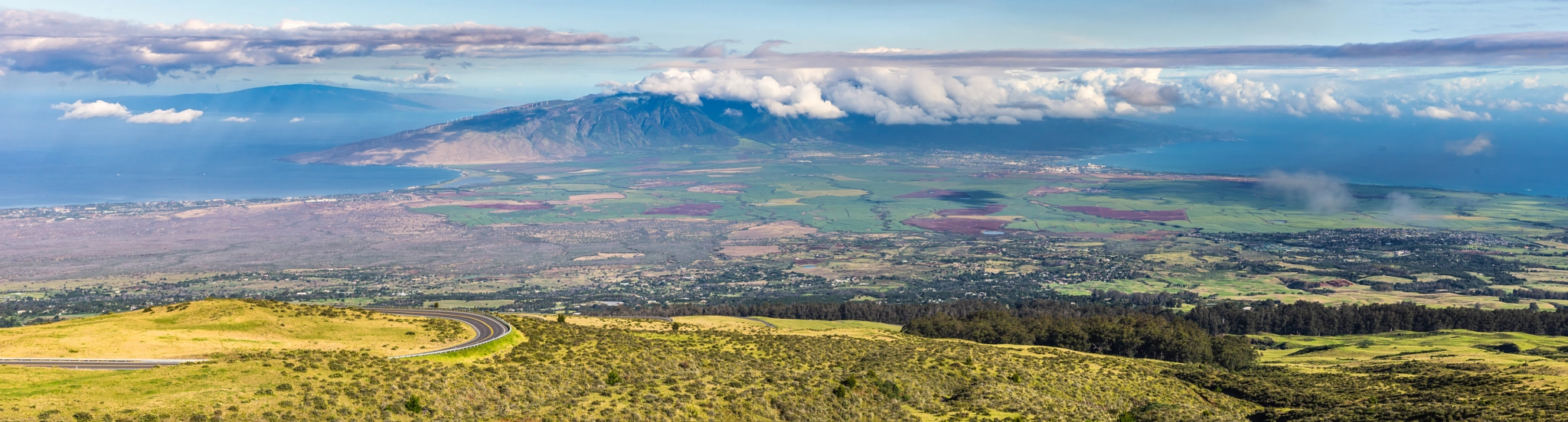 Sony SLT-A65 (SLT-A65V) + Tamron SP 24-70mm F2.8 Di VC USD sample photo. Maui from haleakala photography