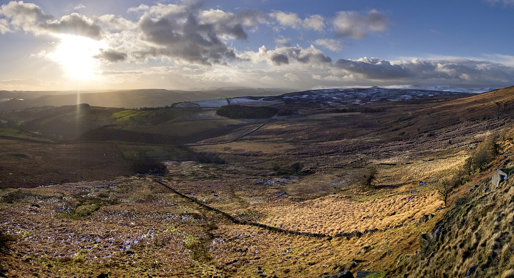 Olympus PEN E-PL1 + Panasonic Lumix G 14mm F2.5 ASPH sample photo. View from stanage edge photography