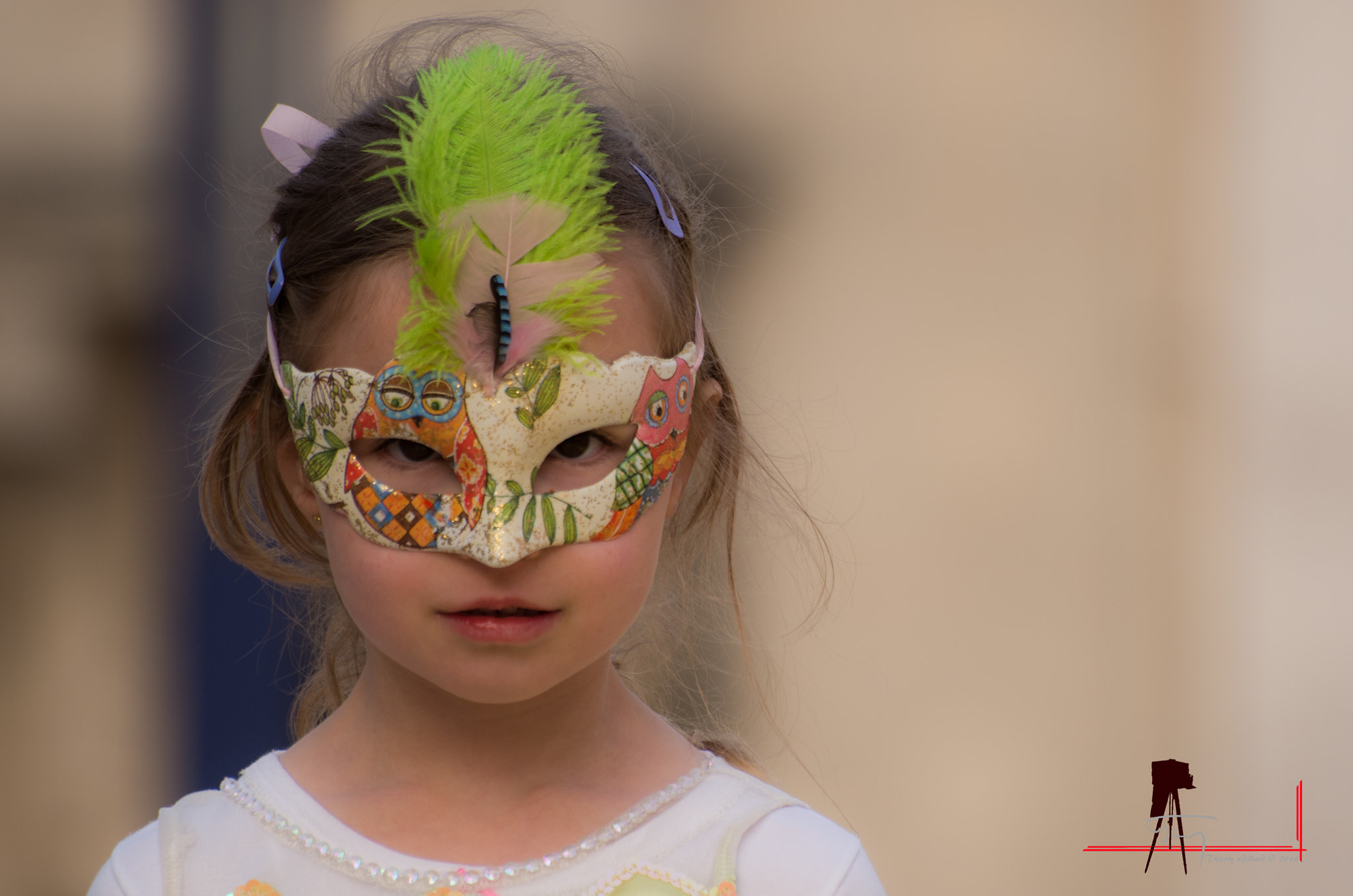 Pentax K-5 IIs + Sigma sample photo. Masked young girl photography