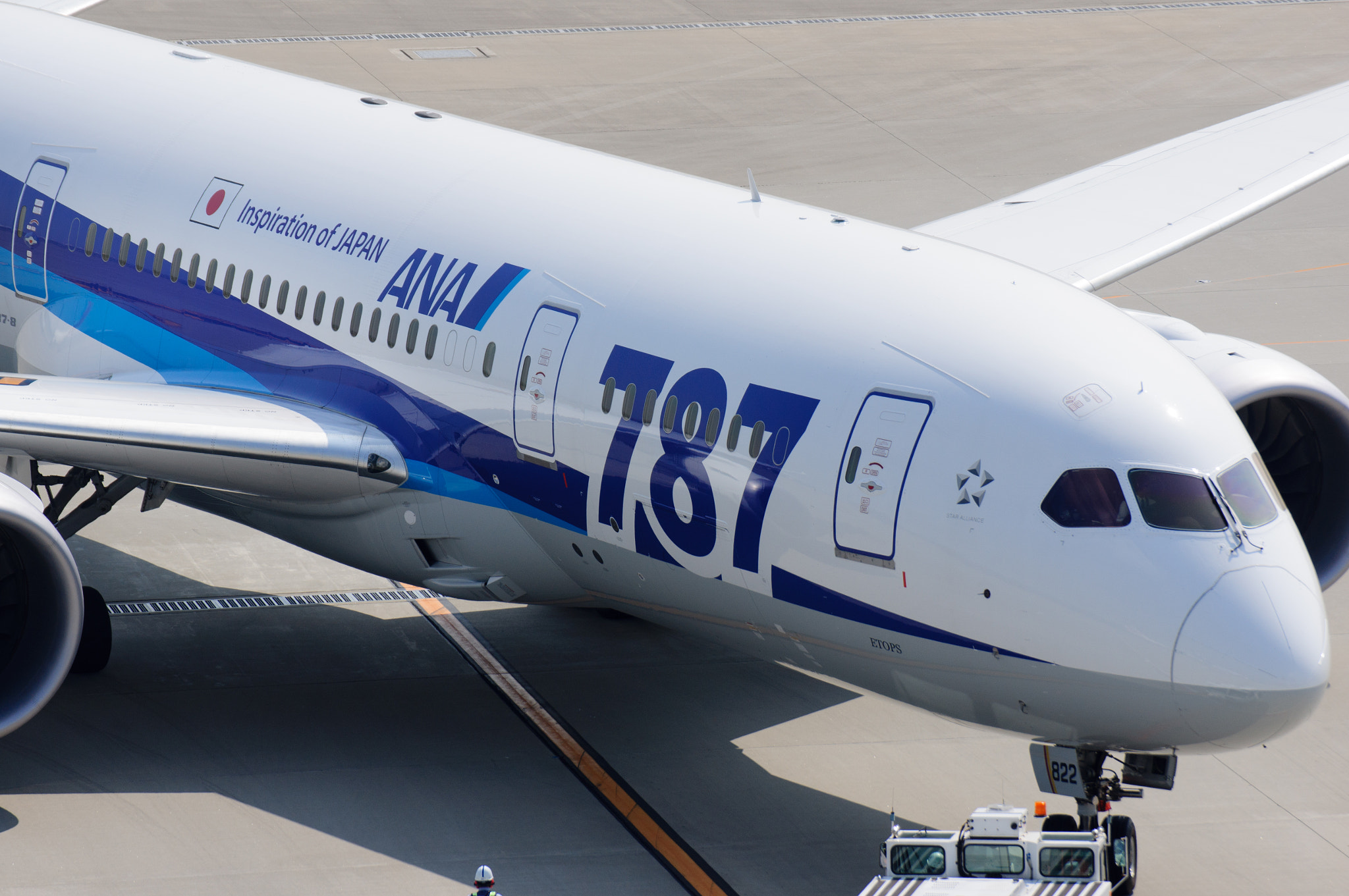 Tamron SP 70-300mm F4-5.6 Di USD sample photo. Ana b787 photography
