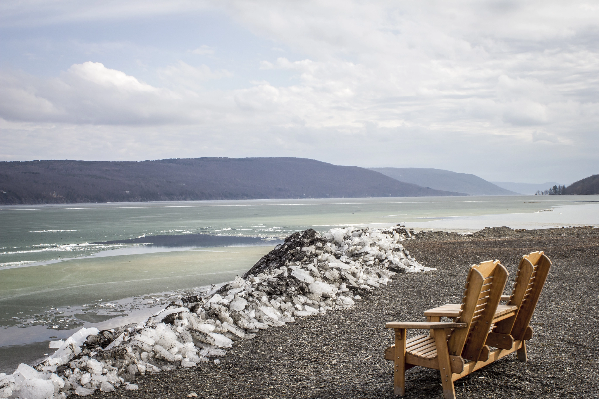 Canon EF 28-80mm f/3.5-5.6 sample photo. Rocky icy beach photography