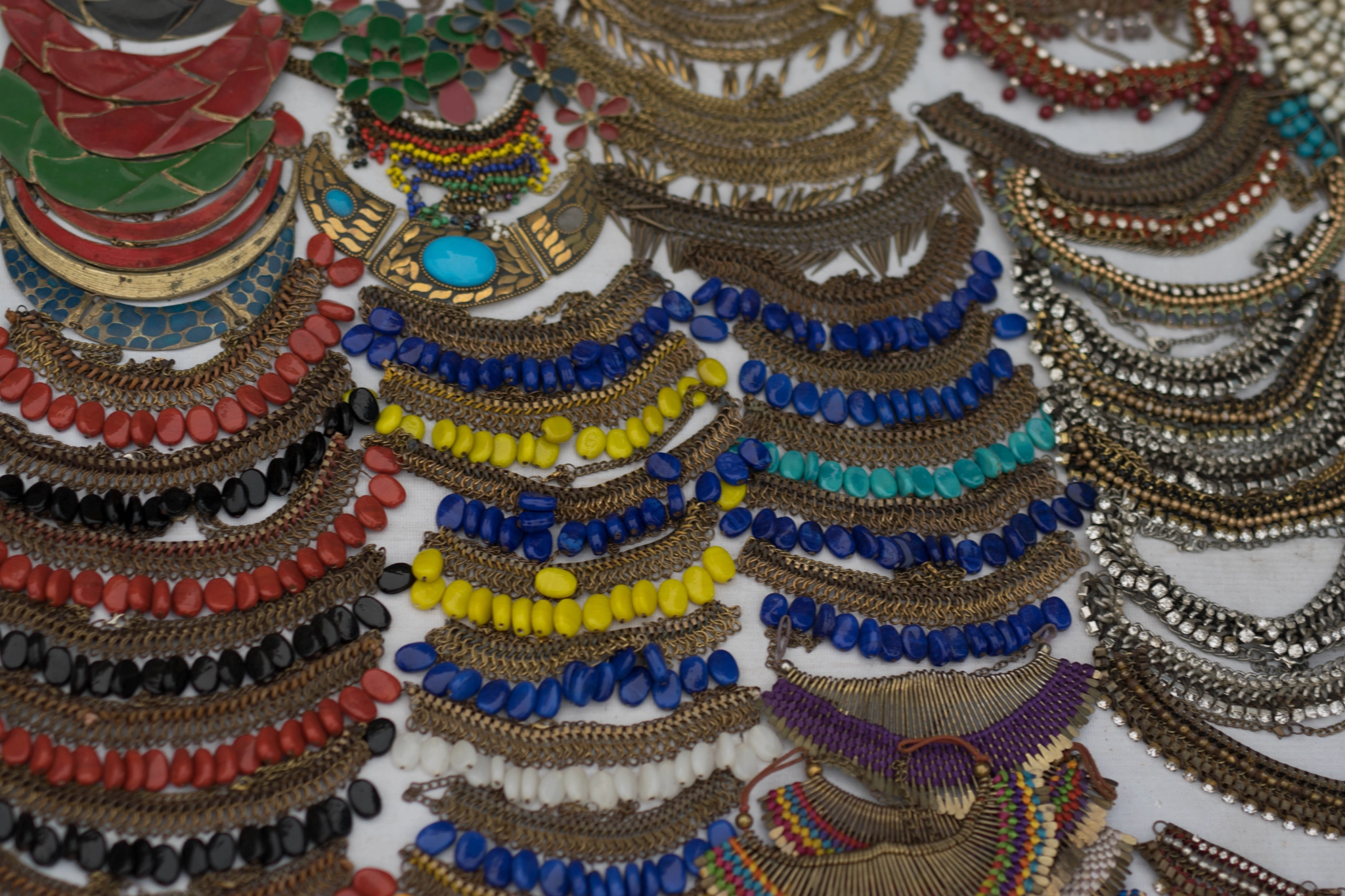 Nikon D5300 + Sigma 50mm F1.4 DG HSM Art sample photo. Colorful necklaces photography