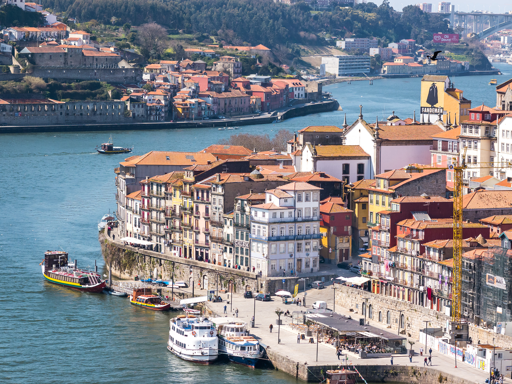 Panasonic Lumix DMC-G5 + Olympus M.Zuiko Digital ED 75mm F1.8 sample photo. The ribeira from the distance photography