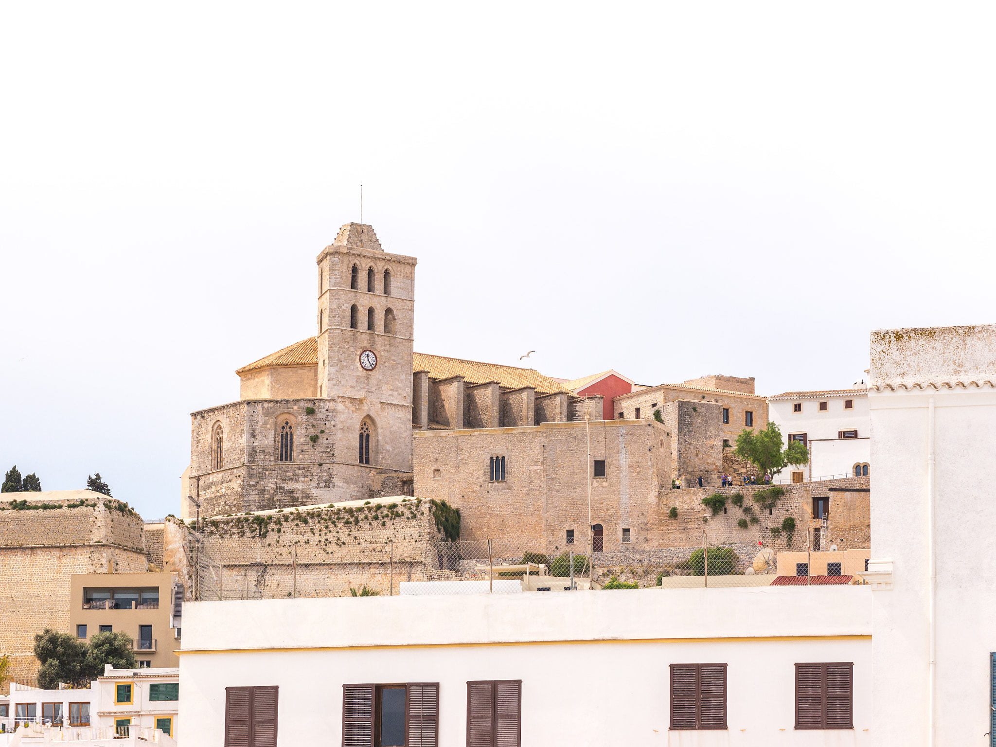 Panasonic Lumix DMC-G5 + Olympus M.Zuiko Digital ED 75mm F1.8 sample photo. Ibiza cathedral photography