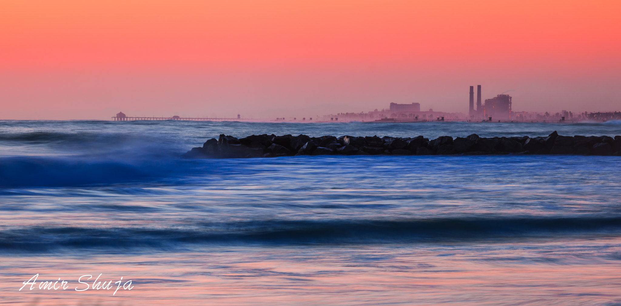 Schmeider LS 240mm f/4.5 sample photo. Sunset at laguna beach, los angeles photography