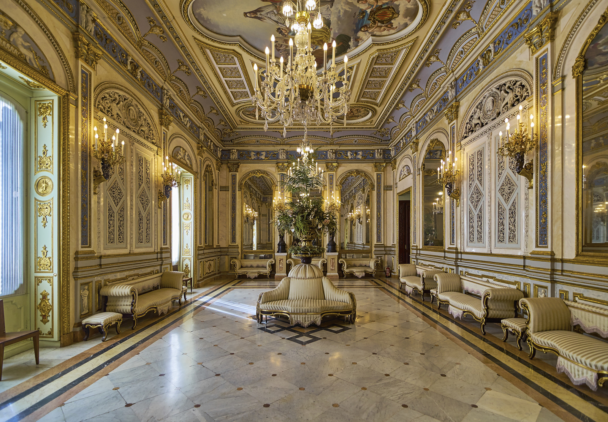 Fujifilm X-T1 + Tokina AT-X Pro 11-16mm F2.8 DX II sample photo. Salón de baile del palacio del marqués de dos aguas - valencia photography