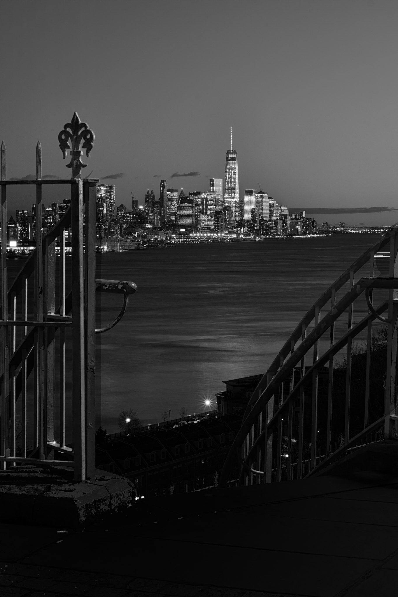 Sony SLT-A65 (SLT-A65V) + Minolta AF 50mm F1.7 sample photo. Downtown nyc from weehawken nj photography