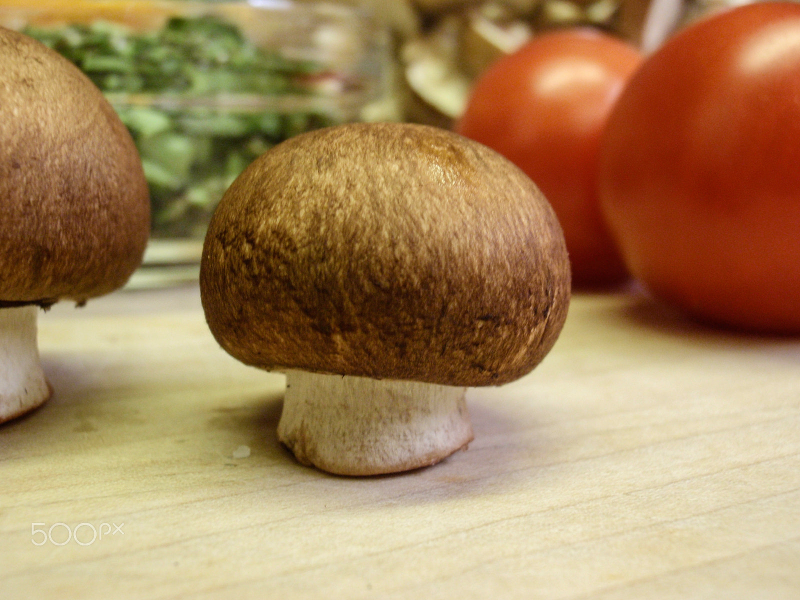 Olympus u9000,S9000 sample photo. A perfect portabella mushroom photography