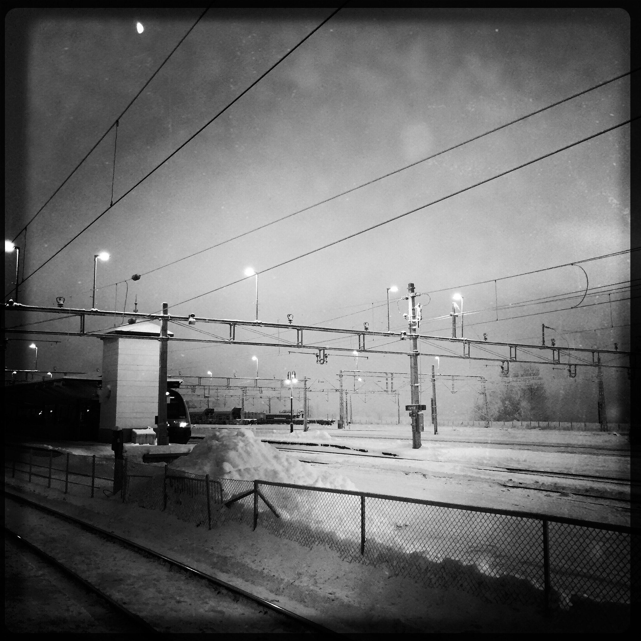 Hipstamatic 305 sample photo. Railway station photography