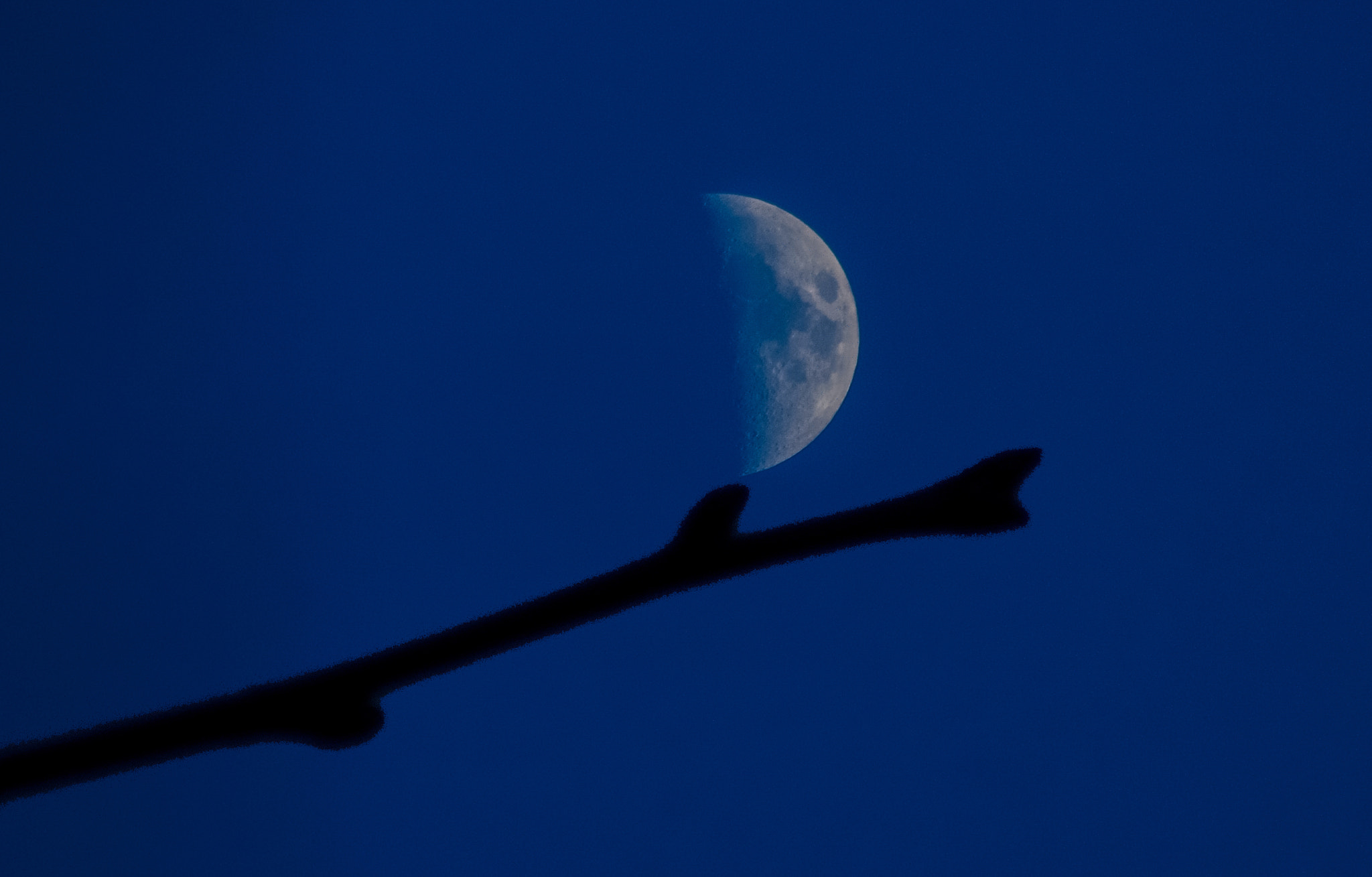 Tamron AF 70-300mm F4-5.6 Di LD Macro sample photo. Lune du photography
