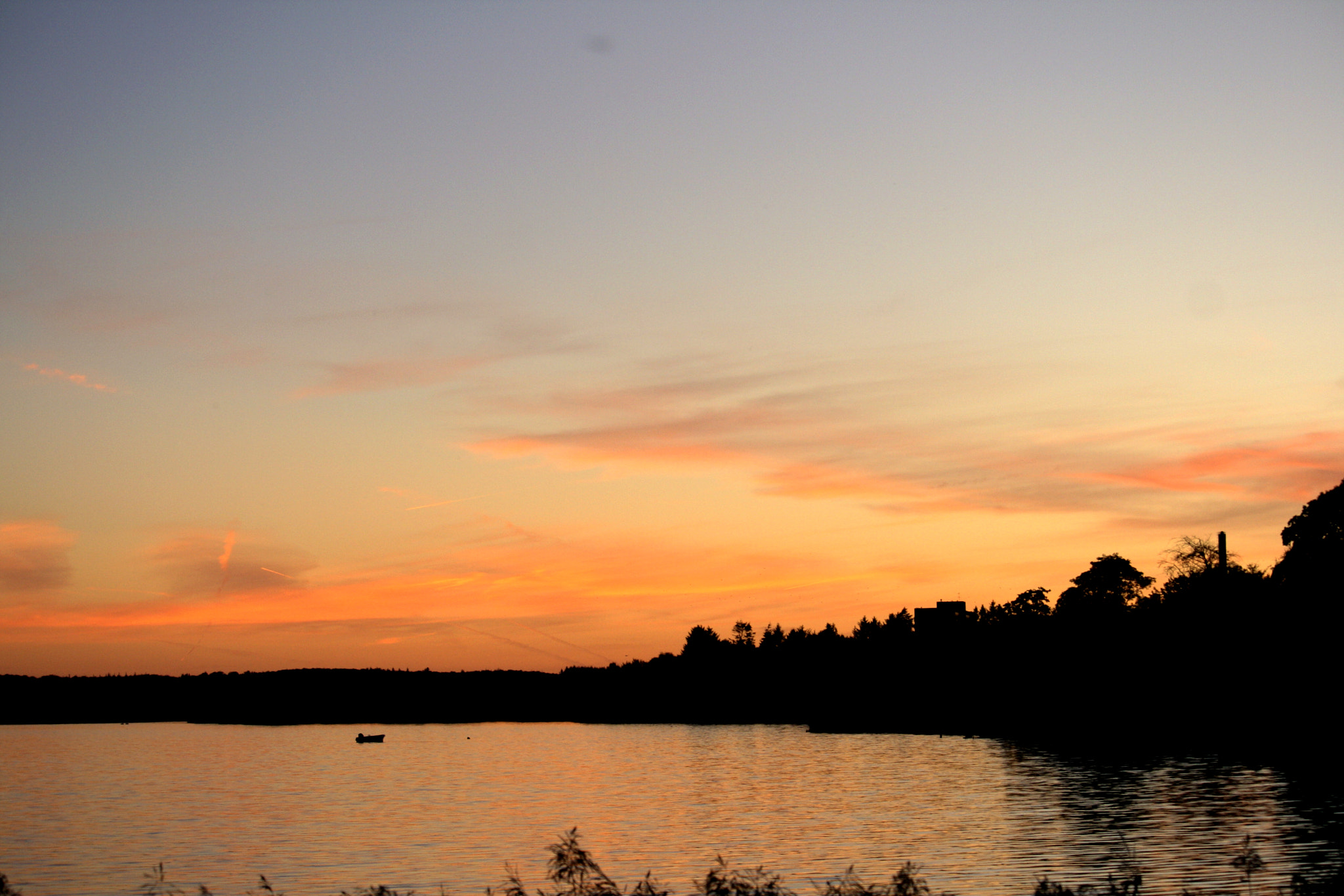 Canon EF-S 55-250mm F4-5.6 IS STM sample photo. Sunset in haderslev, dk photography