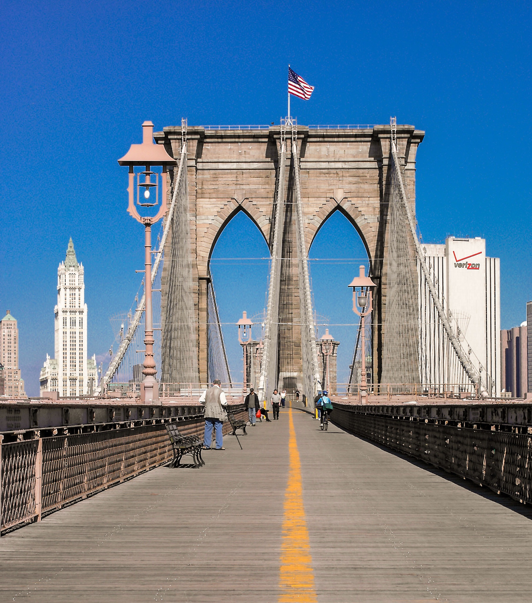 KYOCERA CONTAX N DIGITAL sample photo. Brooklyn bridge photography