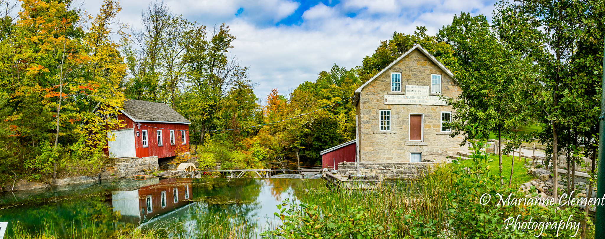 Canon EOS 1200D (EOS Rebel T5 / EOS Kiss X70 / EOS Hi) sample photo. Reflections at decew falls pano photography
