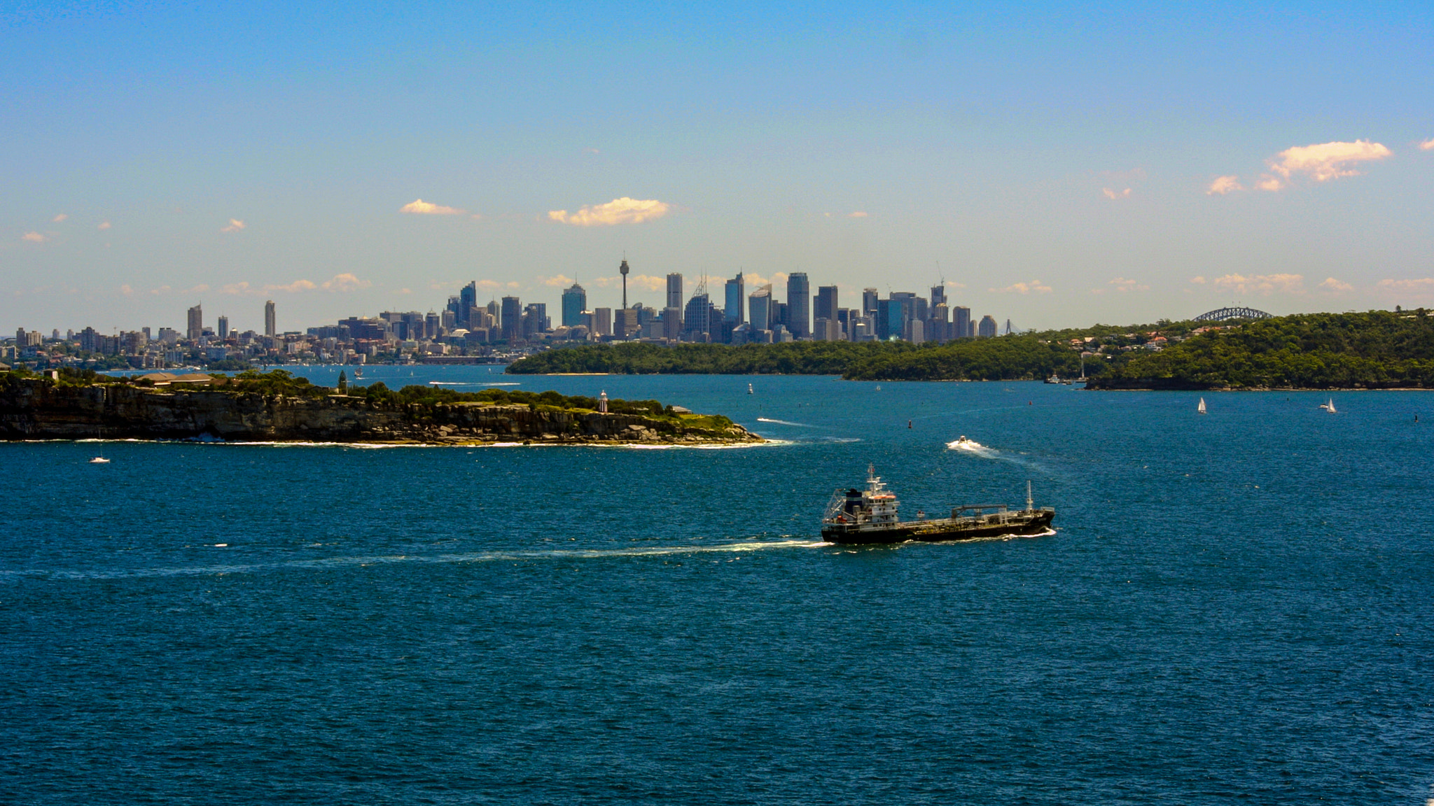 Nikon 1 Nikkor VR 30-110mm F3.8-5.6 sample photo. Sydney from a distance photography