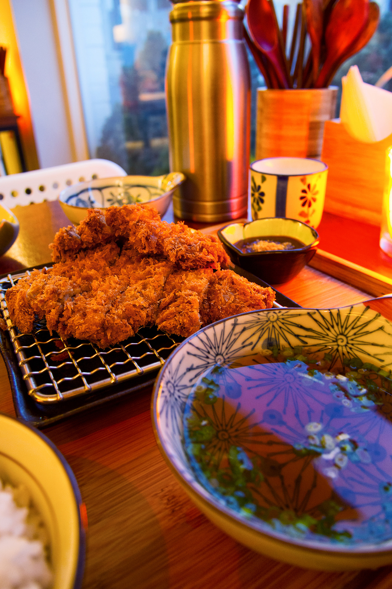 Olympus PEN E-P5 sample photo. Japanese pork cutlet photography