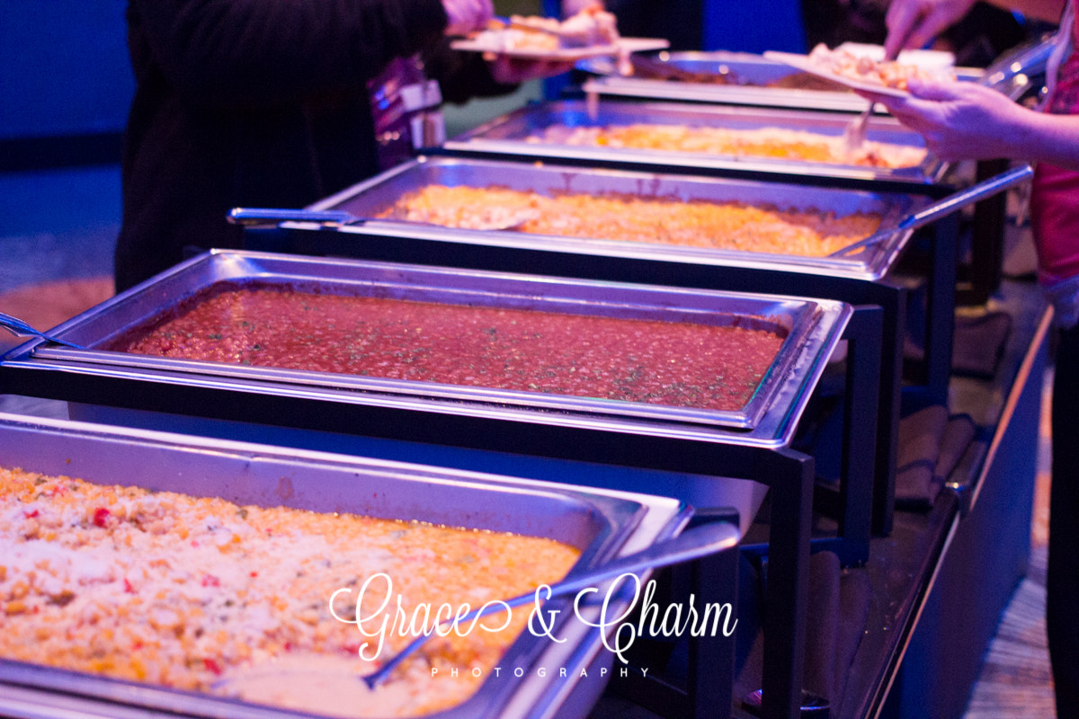 Canon EF 40mm F2.8 STM sample photo. Iusa closing party - buffet photography