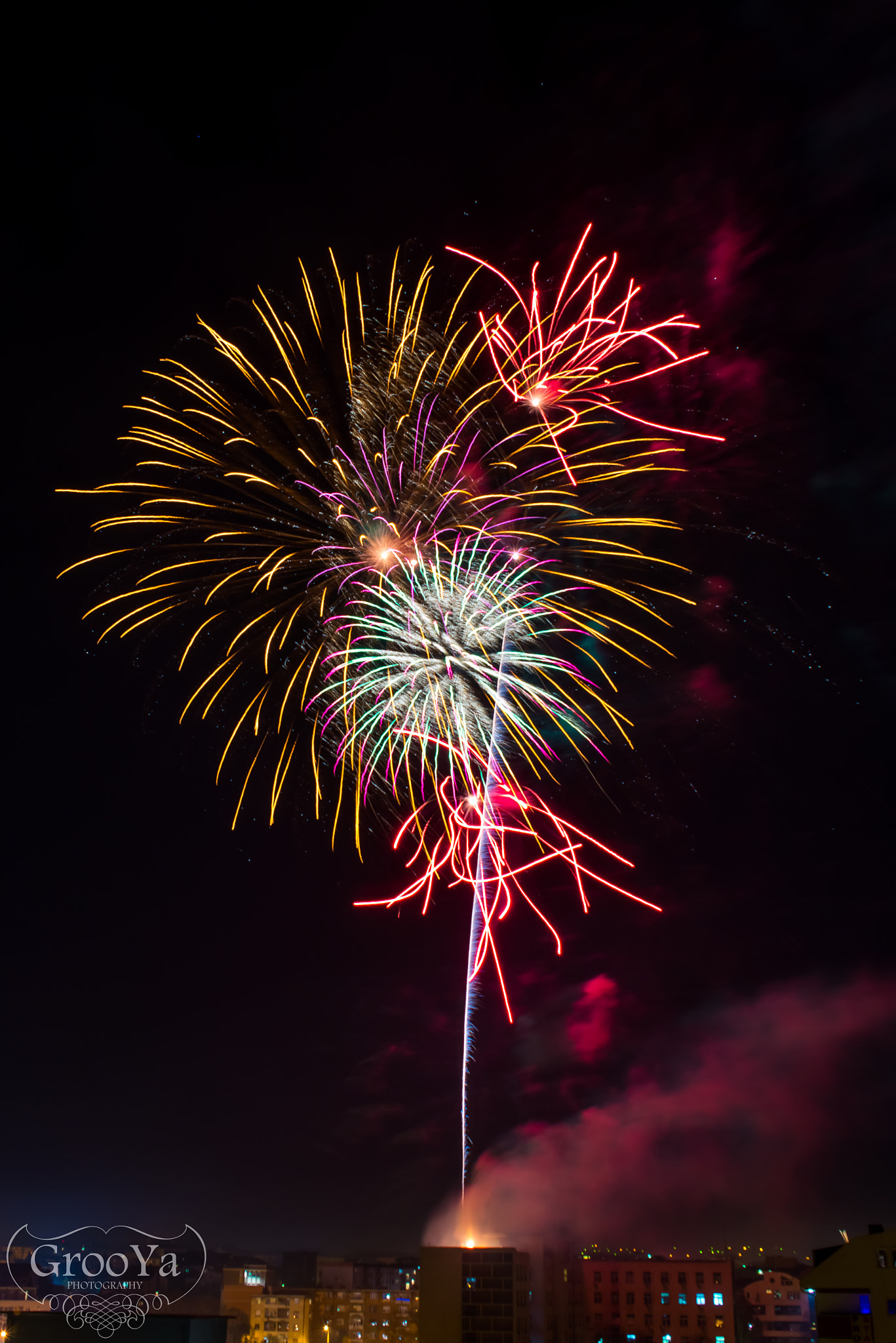 AF Zoom-Nikkor 28-85mm f/3.5-4.5 sample photo. Fireworks in kragujevac photography