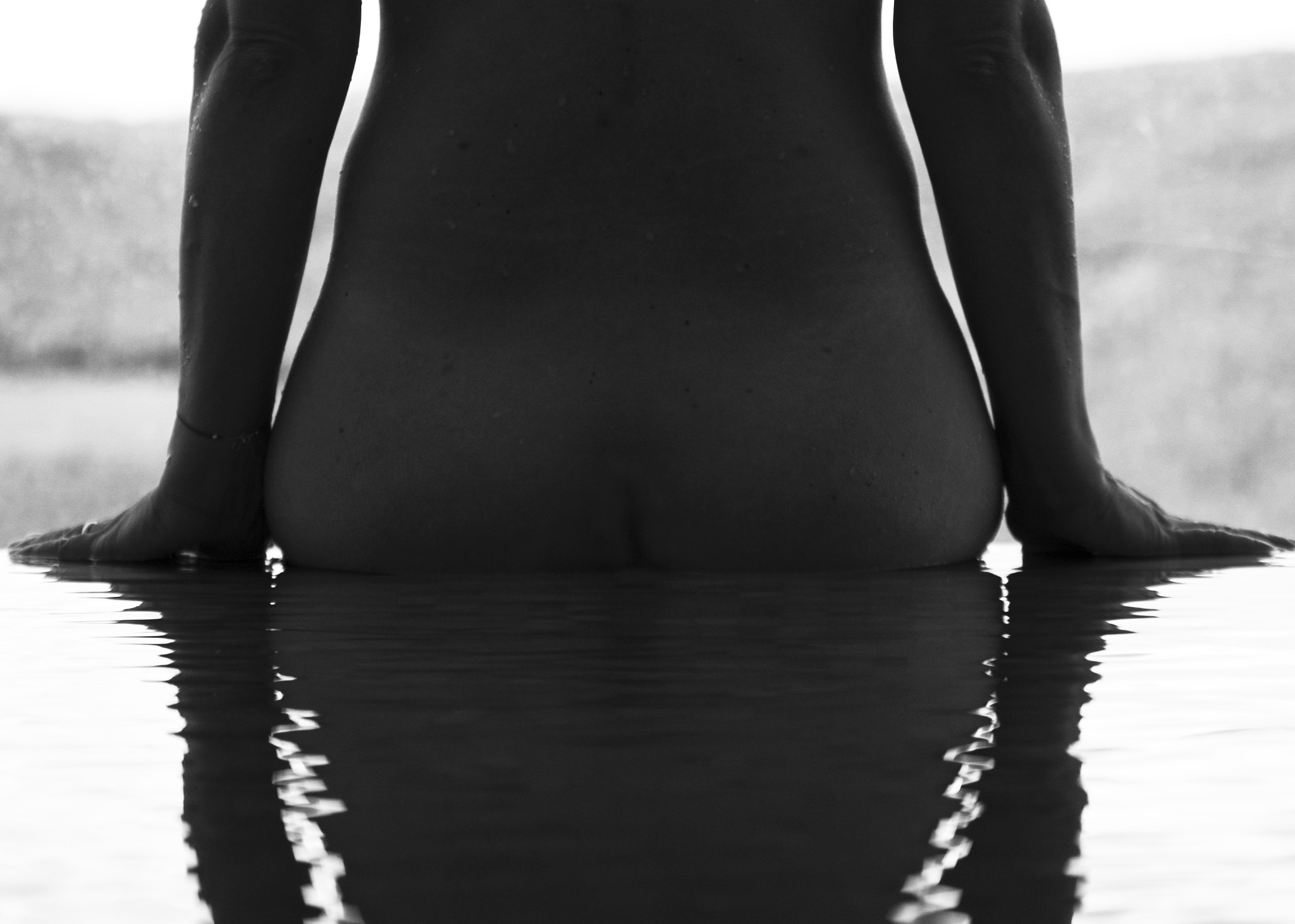 Sigma APO 50-150mm f/2.8 [II] EX DC HSM sample photo. Reflection in bw photography