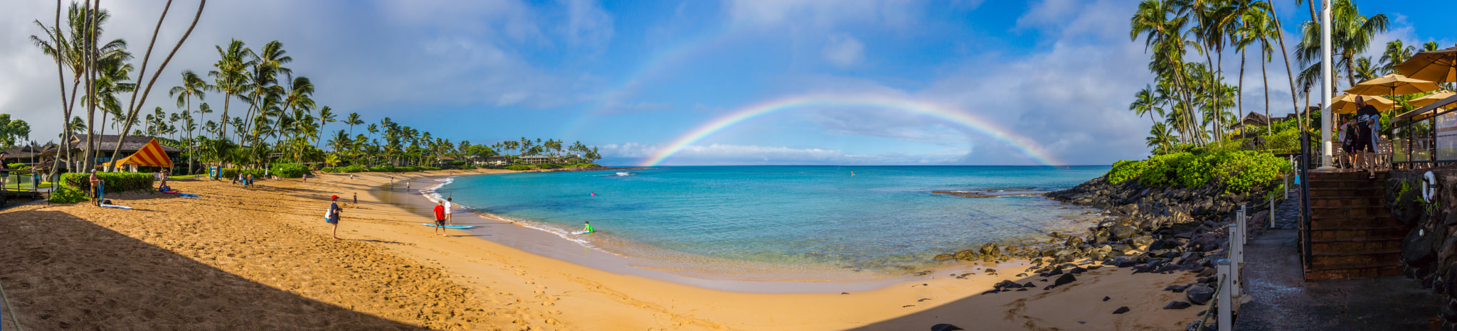 Sony SLT-A65 (SLT-A65V) sample photo. Double rainbow panorama photography