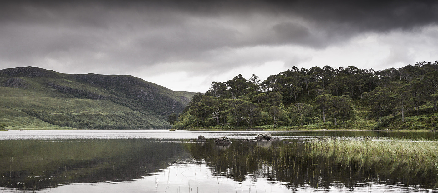 Canon EOS 30D + Canon EF 17-40mm F4L USM sample photo. Highland lochan photography