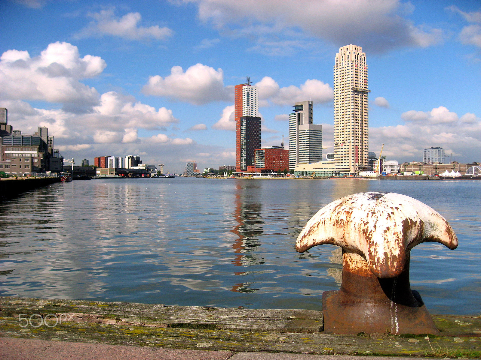 Canon DIGITAL IXUS 800 IS sample photo. Skyline of rotterdam photography