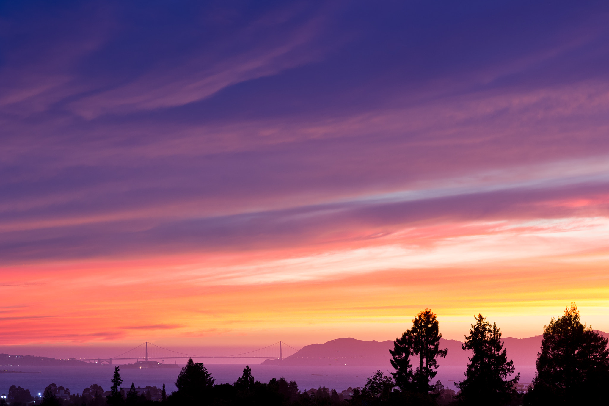 Canon EF 24-70mm F2.8L II USM sample photo. Sunset over the bay photography