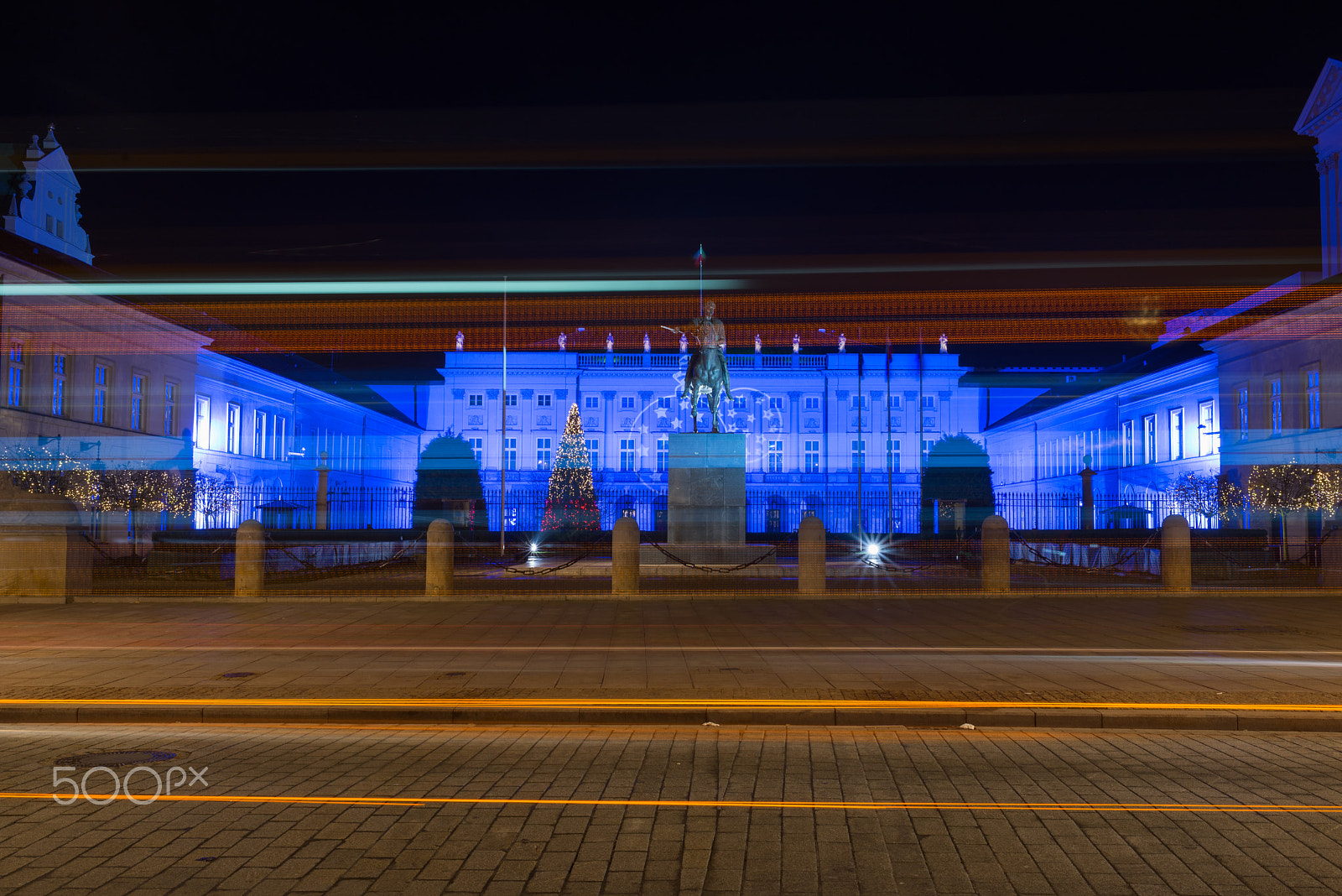 Nikon D610 + AF-S Nikkor 35mm f/1.8G sample photo. Presidential palace in warsaw photography