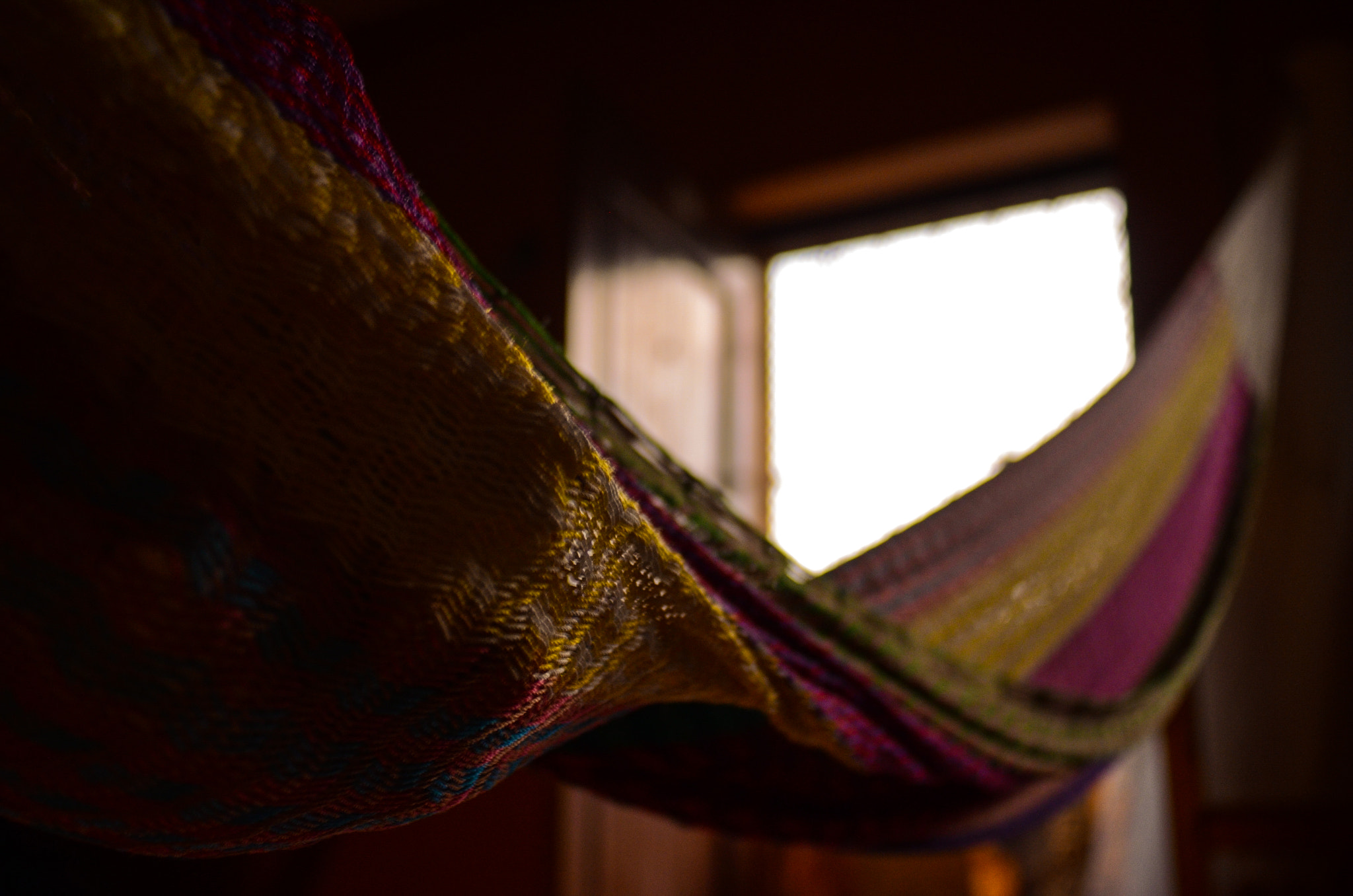 Nikon D7000 + Nikon AF Nikkor 28mm F2.8D sample photo. Hammock photography