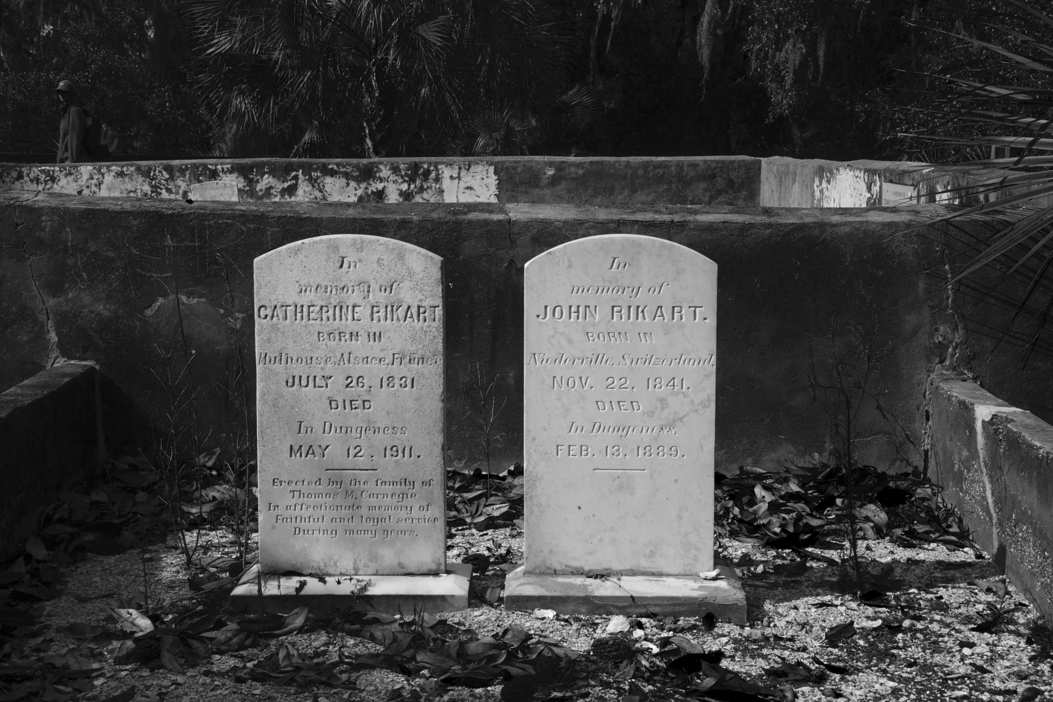 Canon EF 28-200mm F3.5-5.6 USM sample photo. Historic gravesite cumberland island national seashore photography