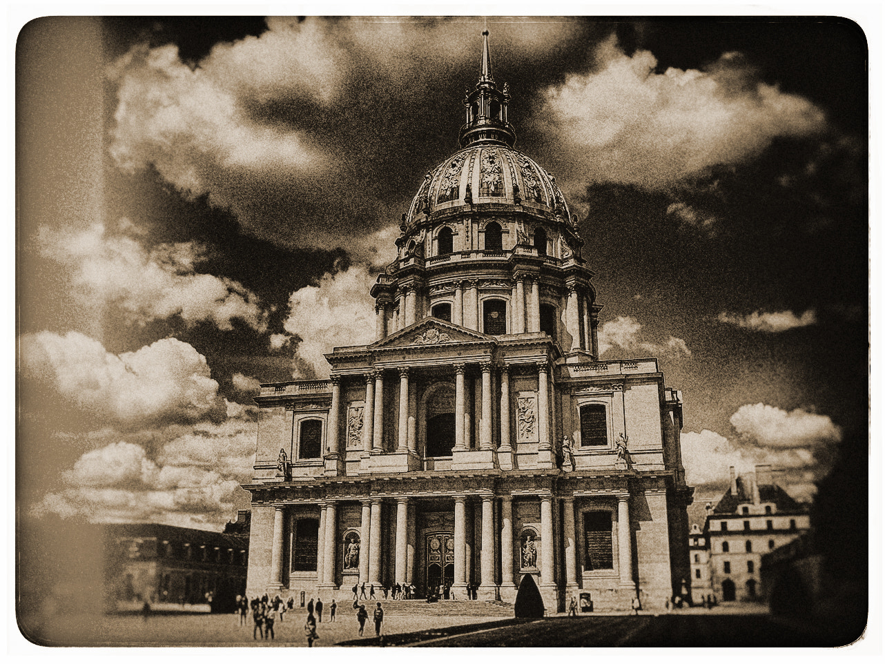 Kodak EASYSHARE C180 DIGITAL CAMERA sample photo. Vintage paris church photography