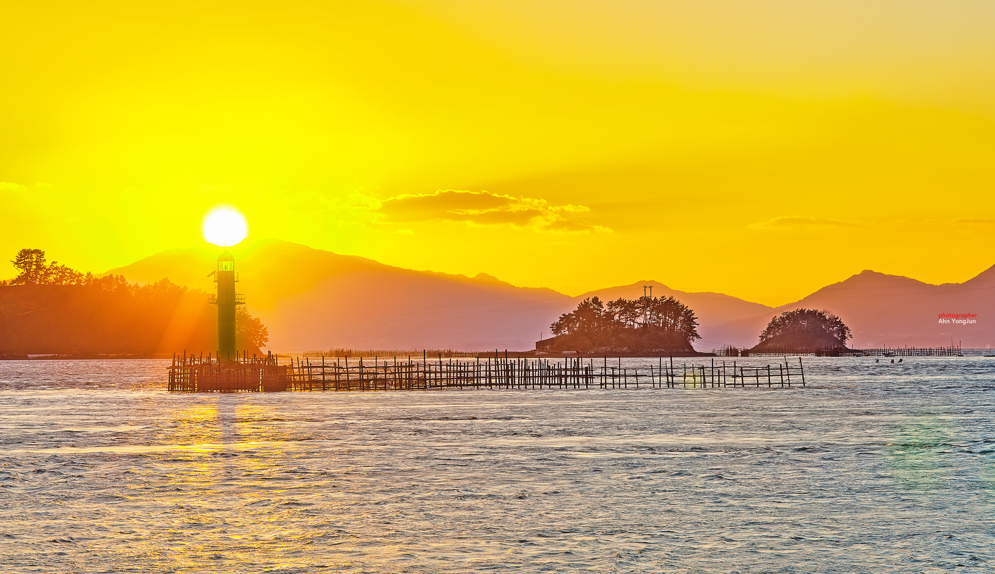 Nikon D3 + AF Micro-Nikkor 105mm f/2.8 sample photo. Sunset and a lighthouse photography