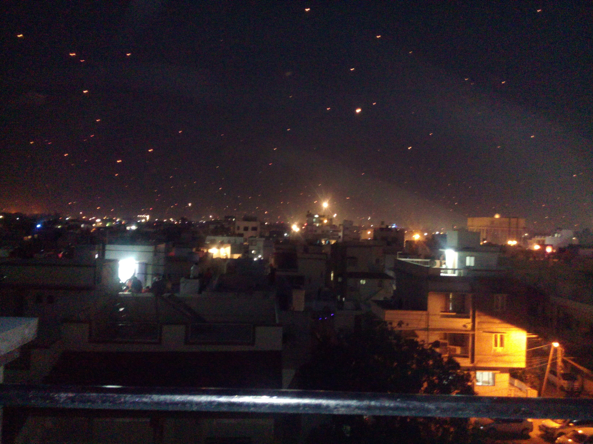 Micromax Canvas Spark sample photo. Festival of uttarayan @ night photography