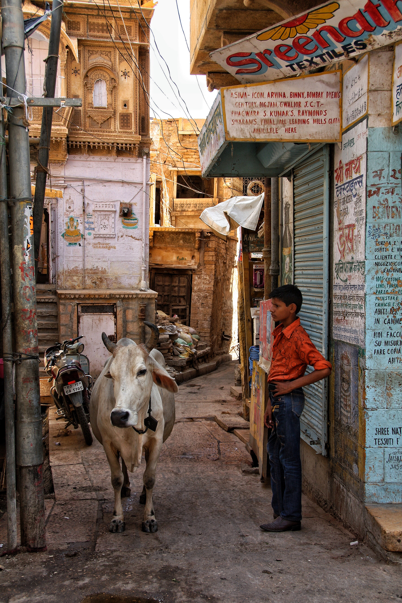 Sigma 18-250mm F3.5-6.3 DC OS HSM sample photo. Streets of jaisalmer, india photography