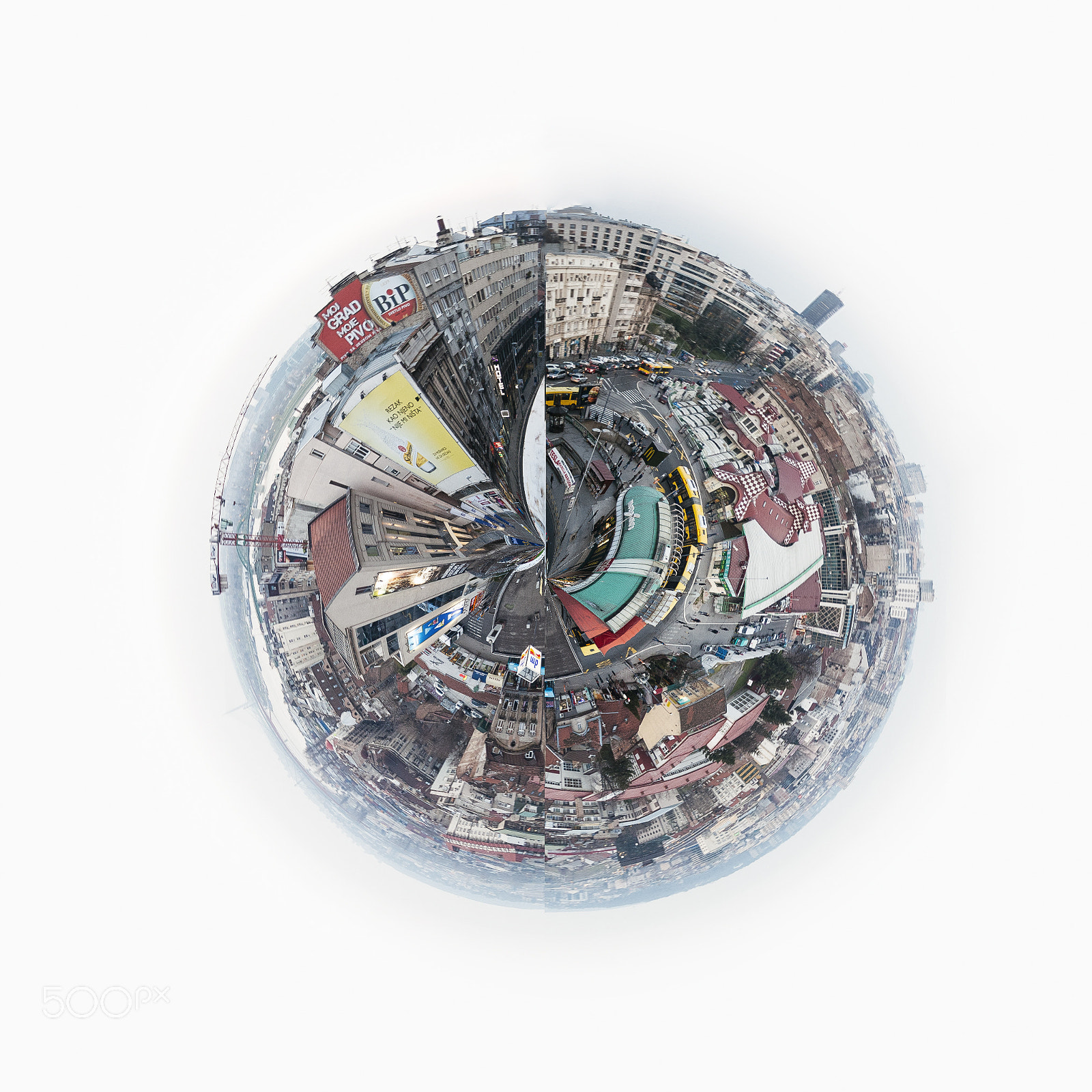Canon EOS 5D + Tamron AF 19-35mm f/3.5-4.5 sample photo. Belgrade - little planet ii photography