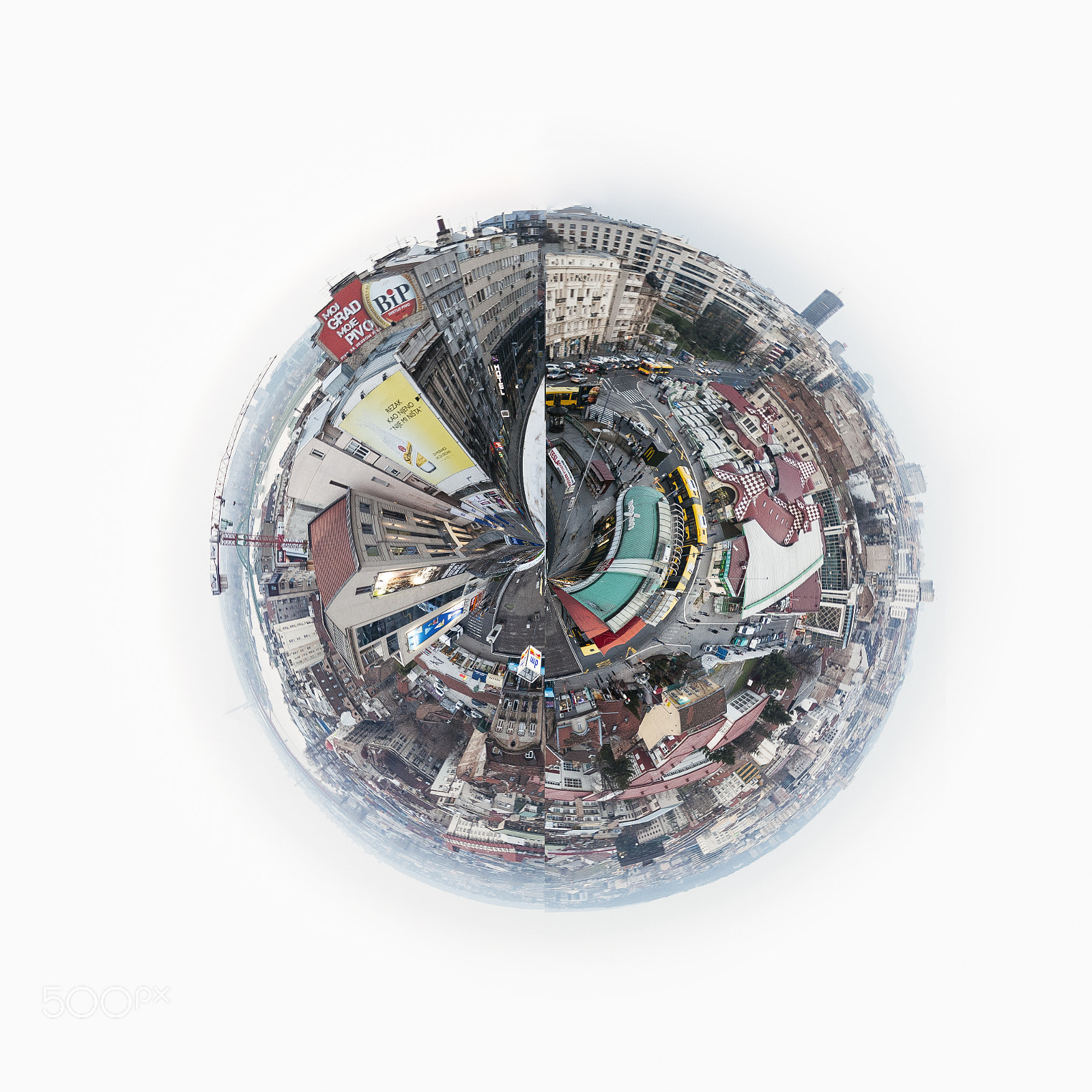 Tamron AF 19-35mm f/3.5-4.5 sample photo. Belgrade - little planet ii photography
